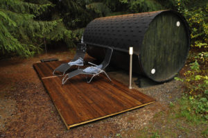 Sauna mit Liegebereich