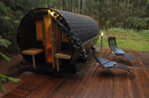 Sauna mit Liegebereich